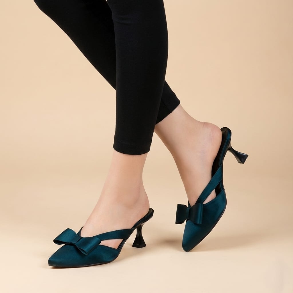 Bow Glam Green