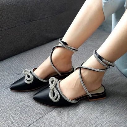 Black Long Mash Flats