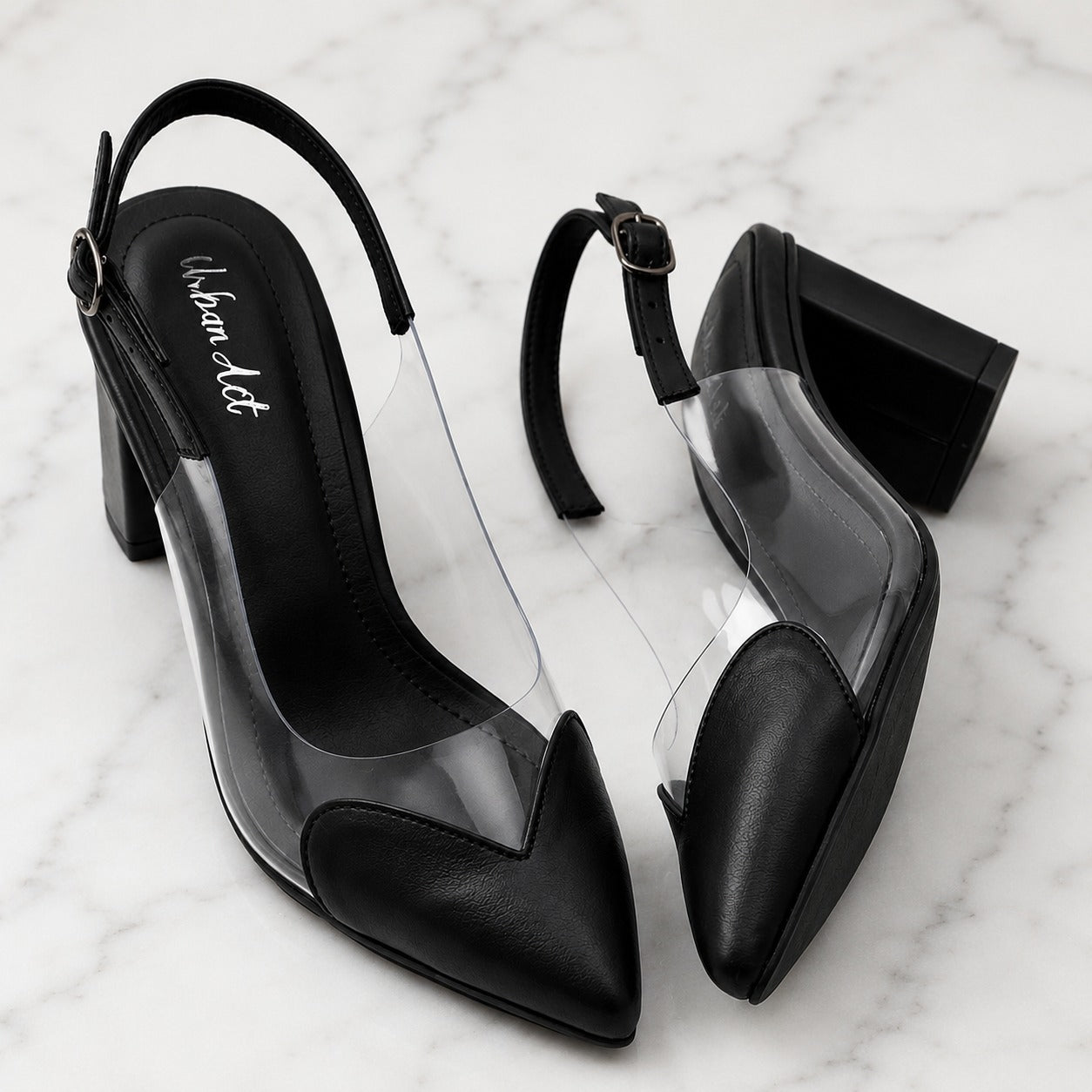 Bainca Block Heel Black