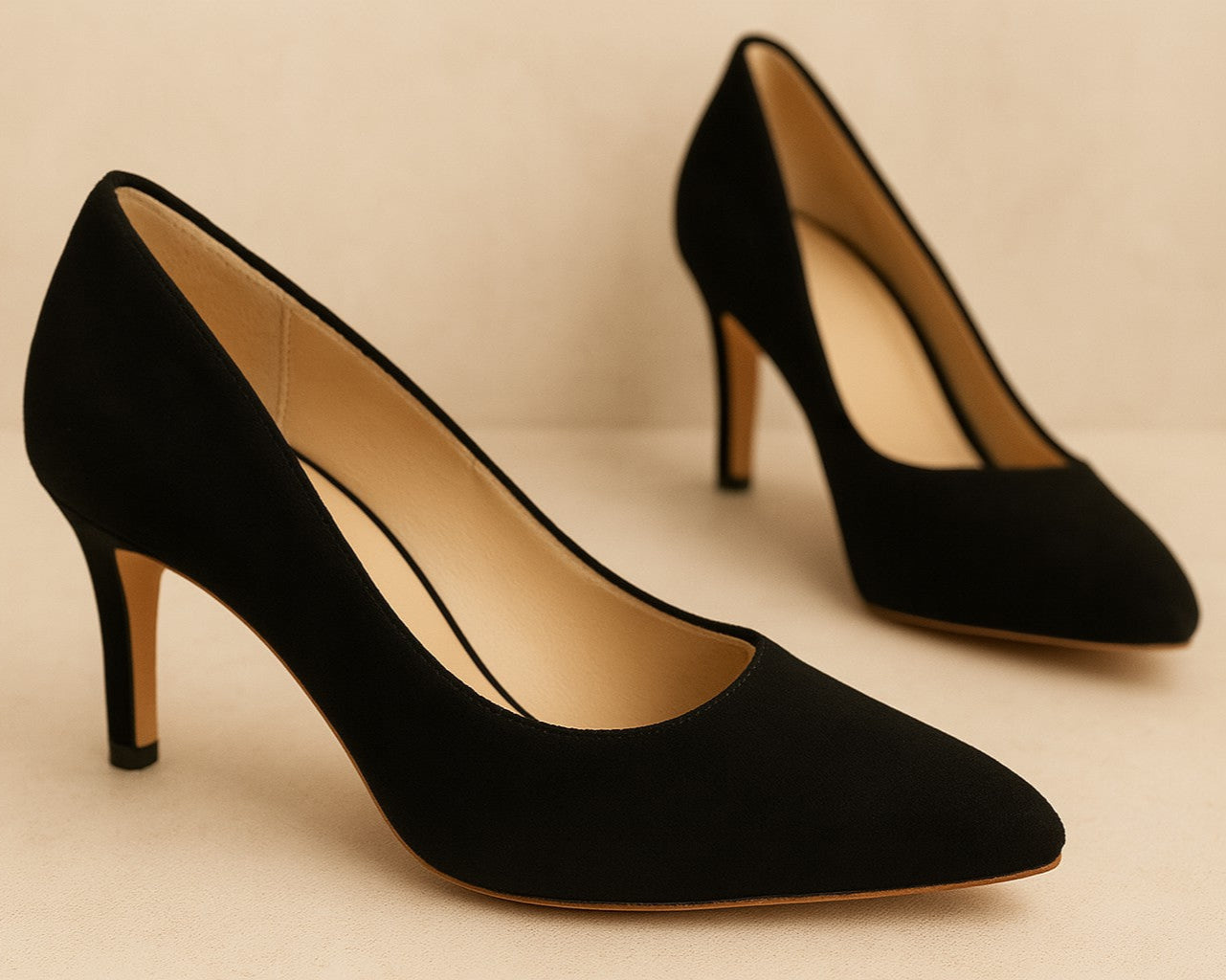 Black Court Shoes