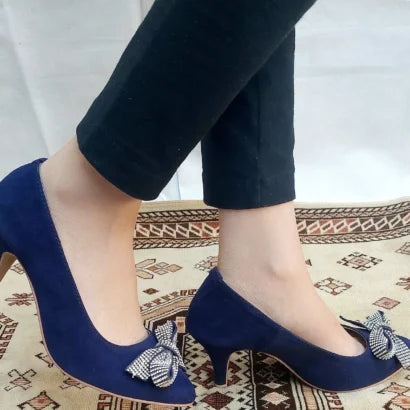 Blue court shoes