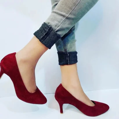 Maroon Court Shoes