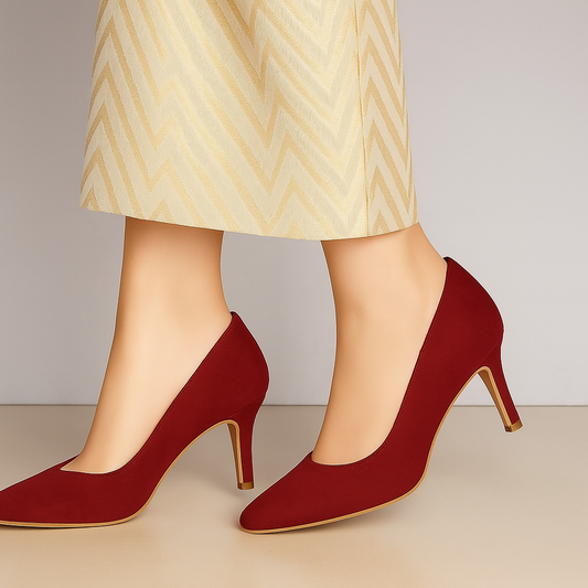 Maroon Court Shoes